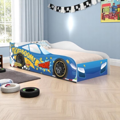 Cama Nitro Solteiro Azul 197cm x 92cm KMCB