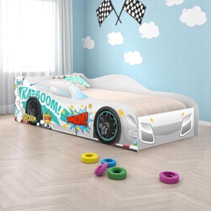 Cama Nitro Solteiro Branco 197cm x 92cm KMCB