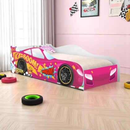 Cama Nitro Solteiro Rosa 197cm x 92cm KMCB