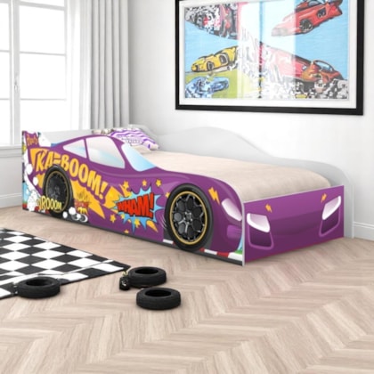 Cama Nitro Solteiro Roxo 197cm x 92cm KMCB