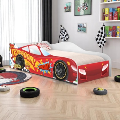 Cama Nitro Solteiro Vermelho 197cm x 92cm KMCB