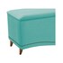 Conjunto Cabeceira Estofado Yasmim + Recamier Baú Yasmim 160 Cm Para Cama Box Queen Size Quarto Suede Azul Tiffany - Amarena