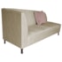 Diva Recamier Heitor 140cm Lado Direito Linho Bege - Amarena Móveis