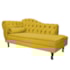 Diva Recamier Juliana 130cm Lado Direito Suede Amarelo - Amarena Móveis