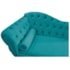 Diva Recamier Juliana 130cm Lado Direito Suede Azul Turquesa - Amarena Móveis