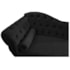 Diva Recamier Juliana 130cm Lado Direito Suede Preto - Amarena Móveis