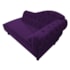 Diva Recamier Juliana 130cm Lado Esquerdo Suede Roxo - Amarena Móveis