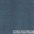 Divã Recamier Juliana Lado Direito 120 cm Linho Azul Royal - Amarena Móveis