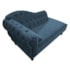 Divã Recamier Juliana Lado Direito 120 cm Linho Azul Royal - Amarena Móveis