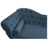 Divã Recamier Juliana Lado Direito 120 cm Linho Azul Royal - Amarena Móveis