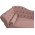 Divã Recamier Juliana Lado Direito 120 cm Linho Rose - Amarena Móveis