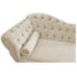 Divã Recamier Juliana Lado Direito 120 cm Suede Bege - Amarnena Móveis