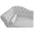 Divã Recamier Juliana Lado Direito 120 cm Suede Branco - Amarena Móveis