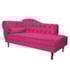 Divã Recamier Juliana Lado Direito 120 cm Suede Pink - Amarena Móveis