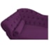 Divã Recamier Juliana Lado Direito 120 cm Suede Roxo - Amarena Móveis