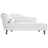Divã Recamier Juliana Lado Direito 120cm Corano Branco - Amarena Móveis