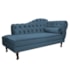 Divã Recamier Juliana Lado Esquerdo 120 cm Linho Azul Royal - Amarena Móveis