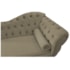 Divã Recamier Juliana Lado Esquerdo 120cm Suede Cappuccino - Amarena Móveis