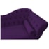 Divã Recamier Juliana Lado Esquerdo 120cm Suede Roxo - Amarena Móveis