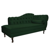 Divã Recamier Juliana Lado Esquerdo 120cm Suede Verde - Amarena Móveis