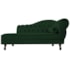 Divã Recamier Juliana Lado Esquerdo 120cm Suede Verde - Amarena Móveis