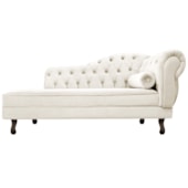 Diva Recamier Juliana130cm Lado Esquerdo Corano Bege - Amarena Móveis