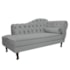 Diva Recamier Juliana130cm Lado Esquerdo Corano Cinza - Amarena Móveis
