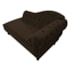 Diva Recamier Juliana130cm Lado Esquerdo Corano Marrom - Amarena Móveis