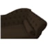 Diva Recamier Juliana130cm Lado Esquerdo Corano Marrom - Amarena Móveis