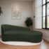 Divã Recamier Orgânico França 140cm Lado Direito Linho Verde - Amarena Moveis