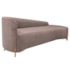 Divã Recamier Orgânico França 160cm Lado Dir Pés madeira Linho Rose