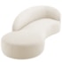 Divã Recamier Orgânico França 160cm Lado Esquerdo Bouclé Bege - Amarena Moveis