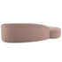 Divã Recamier Orgânico França 160cm Lado Esquerdo Linho Rose - Amarena Moveis