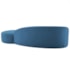 Divã Recamier Orgânico França 180cm Lado Direito Linho Azul Royal - Amarena Moveis
