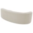Divã Recamier Orgânico Tokyo 160cm Lado Direito Bouclé Bege - Amarena Móveis