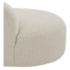 Divã Recamier Orgânico Tokyo 160cm Lado Direito Bouclé Bege - Amarena Móveis