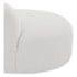 Divã Recamier Orgânico Tokyo 160cm Lado Direito Bouclé Branco - Amarena Móveis