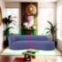 Divã Recamier Orgânico Tokyo 160cm Lado Direito Linho Azul Royal -  Amarena Móveis