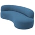 Divã Recamier Orgânico Tokyo 160cm Lado Direito Linho Azul Royal -  Amarena Móveis