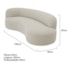 Divã Recamier Orgânico Tokyo 160cm Lado Direito Linho Bege - Amarena Móveis