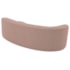 Divã Recamier Orgânico Tokyo 160cm Lado Direito Linho Rose - Amarena Móveis
