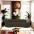 Divã Recamier Orgânico Tokyo 160cm Lado Direito Linho Verde -  Amarena Móveis