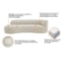 Divã Recamier Orgânico Tokyo 160cm Lado Esquerdo Bouclé Bege - Amarena Móveis