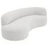 Divã Recamier Orgânico Tokyo 160cm Lado Esquerdo Bouclé Branco - Amarena Móveis