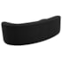 Divã Recamier Orgânico Tokyo 160cm Lado Esquerdo Linho Preto - Amarena Móveis