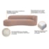 Divã Recamier Orgânico Tokyo 180cm Lado Esquerdo Linho Rose - Amarena Móveis