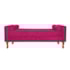 Divã Recamier Sofá Baú Félix 195 cm Suede Pink - AM Decor