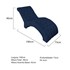 Espreguiçadeira Relaxante para Descanso P02 Suede Azul Marinho - Amarena Móveis
