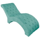 Espreguiçadeira Relaxante para Descanso P02 Suede Azul Tiffany - Amarena Móveis