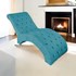 Espreguiçadeira Relaxante para Descanso P02 Suede Azul Turquesa - Amarena Móveis